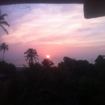 Goa Sonnenuntergang