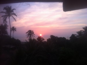 Goa Sonnenuntergang